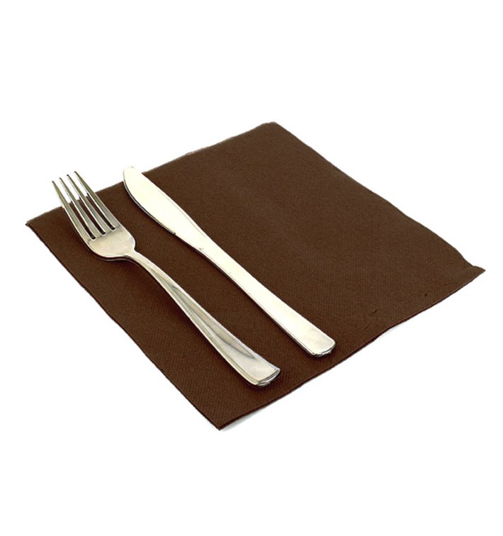 Ubrousky Airlaid Hnědá 40x40cm (50 Kousky) Ubrousky Airlaid Hnědá 40x40cm (50 Kousky)