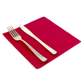 Papírové Ubrousky Bordeaux 2 Vrstvy 2 Vrstvé 33x33cm (50 Kousky)