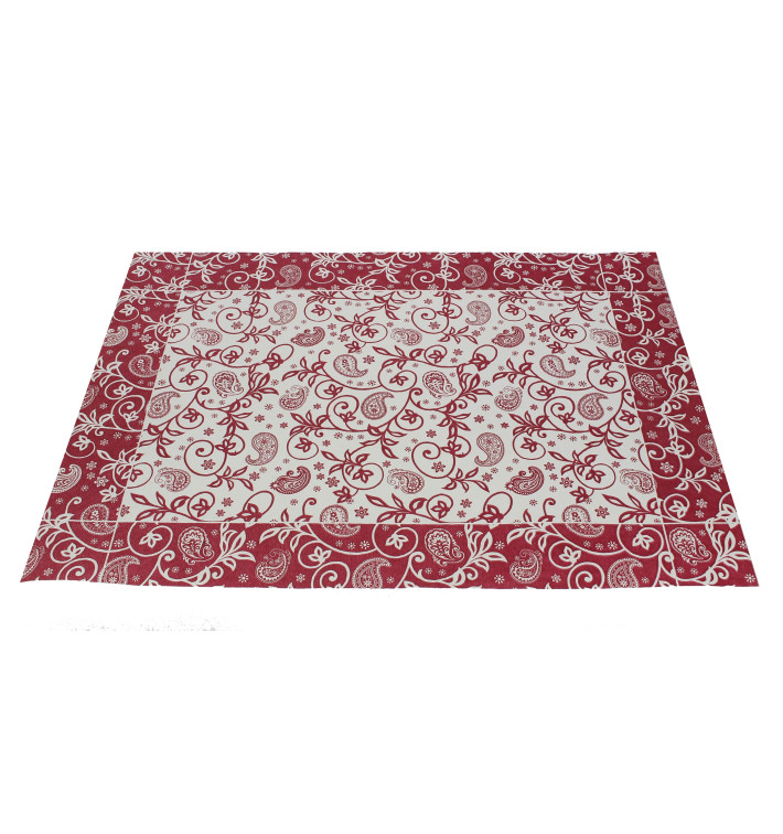 Papírové Prostírání 30x40cm " Kašmír " Bordeaux 50g (2500 Kousky) Papírové Prostírání 30x40cm " Kašmír " Bordeaux 50g (2500 Kousky)