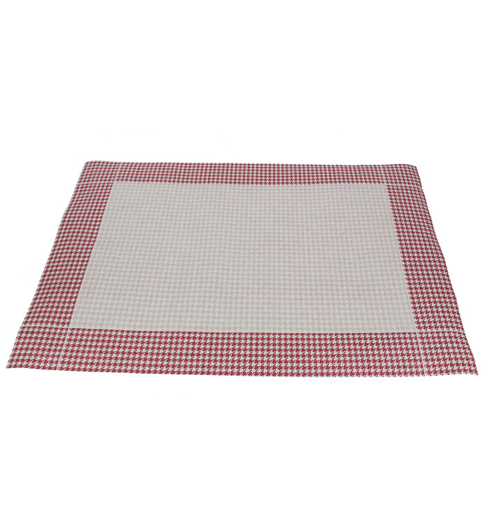 Papírové Prostírání 30x40cm se Strukturovaným Povrchem Bordeaux 50g (2500 Kousky) Papírové Prostírání 30x40cm se Strukturovaným Povrchem Bordeaux 50g (2500 Kousky)