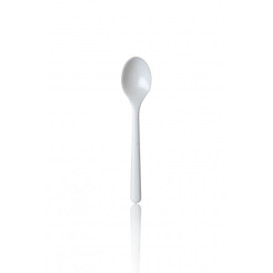 Plastová lžíce Premium Bílá 130 mm (1000 Kousky)