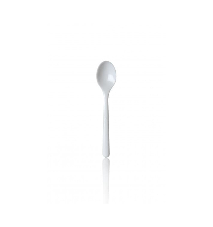 Plastová lžíce Premium Bílá 130 mm (1000 Kousky) Plastová lžíce Premium Bílá 130 mm (1000 Kousky)