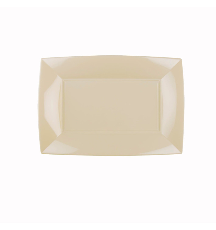 Podnos Plastový Krémový Pěkný PP 280x190mm (240 Kousky) Podnos Plastový Krémový Pěkný PP 280x190mm (240 Kousky)