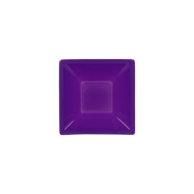 Plastové Misky PS Čtvercový Šeřík 12x12 Vrstvym (12 Kousky)