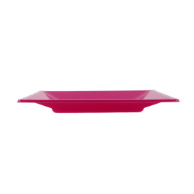Plastové Talíř Plochá Čtvercový Fuchsie 170mm (750 Kousky)