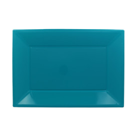 Podnos Plastový Tyrkysová 330x225mm (25 Kousky)