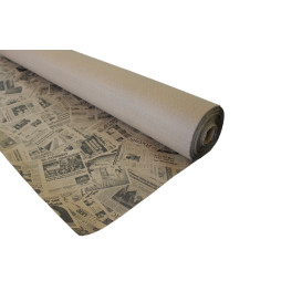 Rol Ubrusy Papírové Kraft " Noviny " 1,2x100m 37g (1 Kousky)