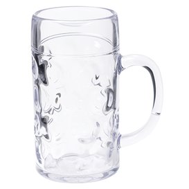 Karafa Opakovaně Použitelné SAN na Pivo Ø105mm 1000ml (6 Kousky)