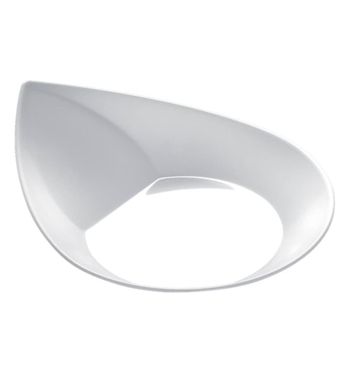 Talíř pro Ochutnávky Smart Bílý 8,6x7,1 cm (50 Kousky)