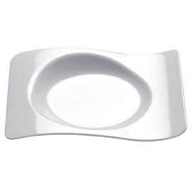 Talíř pro Ochutnávky Forma Bílý 8x6,6 cm (500 Kousky)