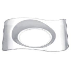 Talíř pro Ochutnávky Forma Průhledný 8x6,6 cm (50 Kousky)