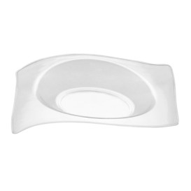 Talíř pro Ochutnávky Flat Průhledný 8x6,6 cm (50 Kousky)