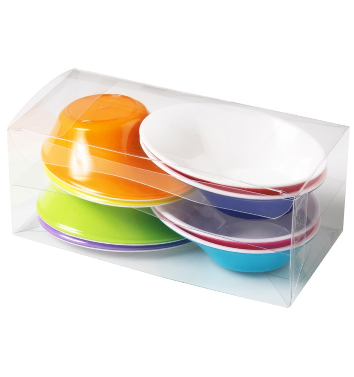 Plastové Misky " odo " Bílý a Multi 50 ml (160 Kousky) Plastové Misky " odo " Bílý a Multi 50 ml (160 Kousky)