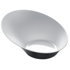 Plastové Misky " odo " Bílý a Černá 50 ml (20 Kousky)