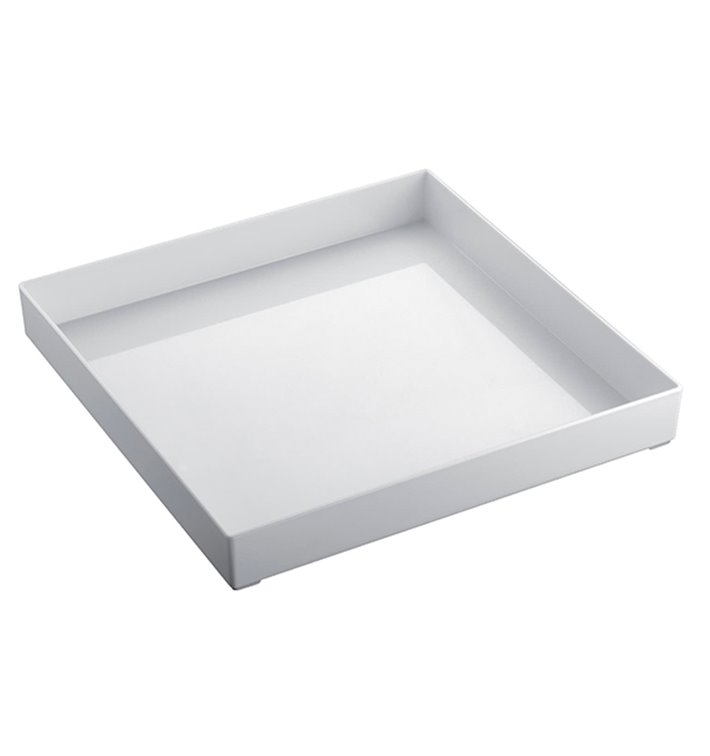 Podnos Plastový Tray Bílá 30x30cm (1 Kousky) Podnos Plastový Tray Bílá 30x30cm (1 Kousky)