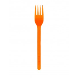 Plastová Vidlička Oranžový PS 175mm (20 Kousky)