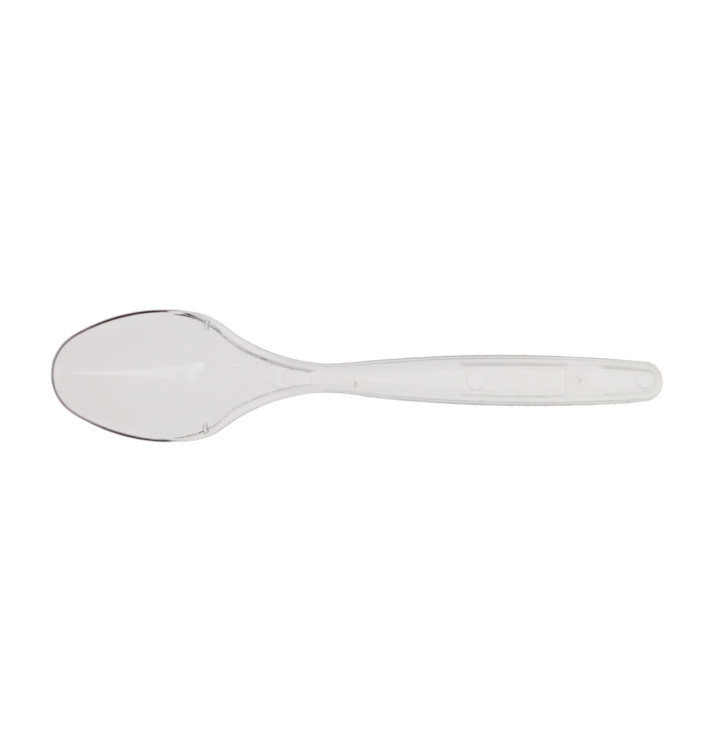 Plastová lžíce PS Průhledný 120mm (40 Kousky) Plastová lžíce PS Průhledný 120mm (40 Kousky)