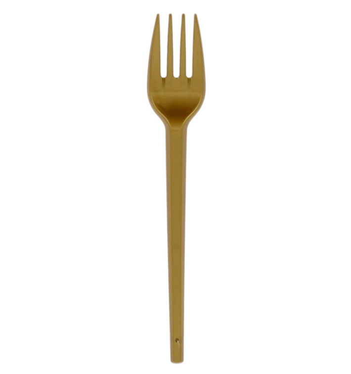 Plastová Vidlička PS Zlato 165mm (20 Kousky) Plastová Vidlička PS Zlato 165mm (20 Kousky)