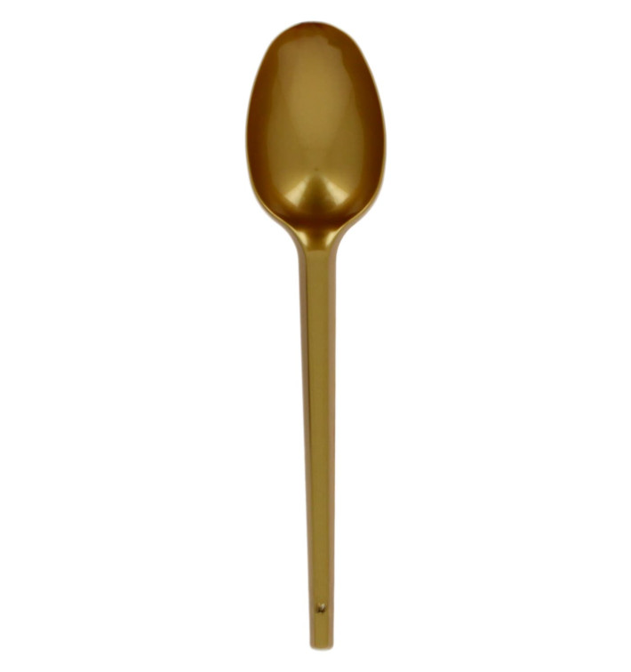 Plastová lžíce PS Zlato 165mm (20 Kousky) Plastová lžíce PS Zlato 165mm (20 Kousky)