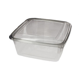 Miska Čtvercový Víčko s Víčkem PET 2000ml (50 Kousky)