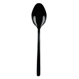 lžička pro Ochutnávky Mini - Łyżka Černá 100 mm (50 Kousky)