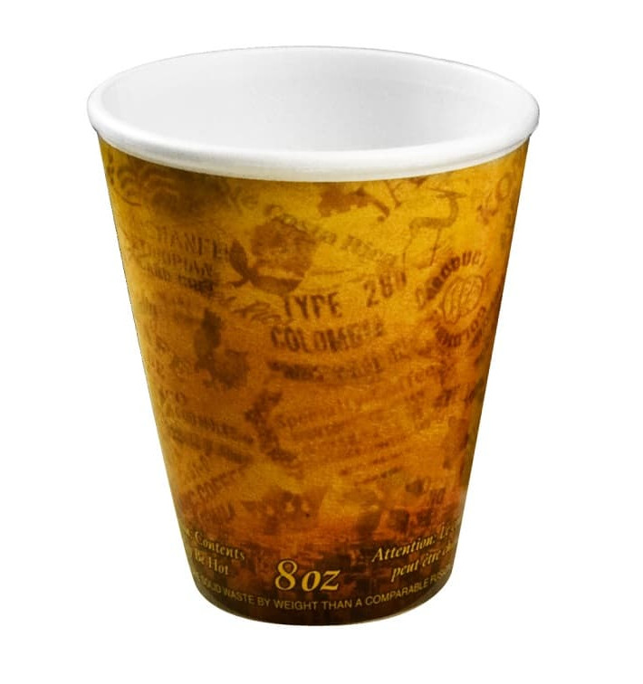 Kelímek Termální Fusion " Uniknout " 8Oz/266ml Ø8,1cm (25 Kousky) Kelímek Termální Fusion " Uniknout " 8Oz/266ml Ø8,1cm (25 Kousky)