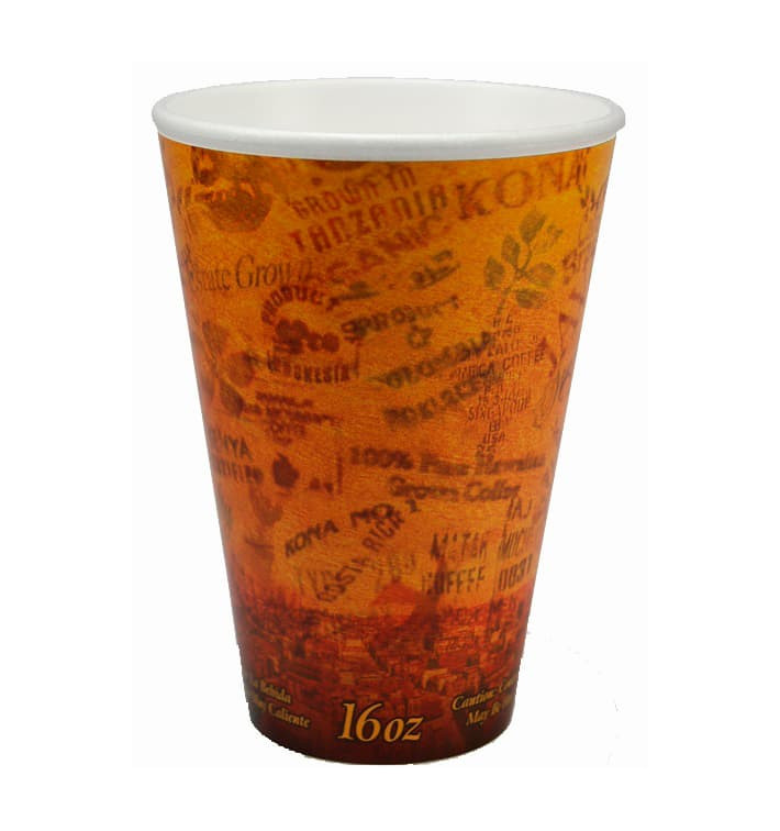 Kelímek Termální Fusion " Uniknout " 16Oz/473ml Ø9,4cm (1000 Kousky) Kelímek Termální Fusion " Uniknout " 16Oz/473ml Ø9,4cm (1000 Kousky)