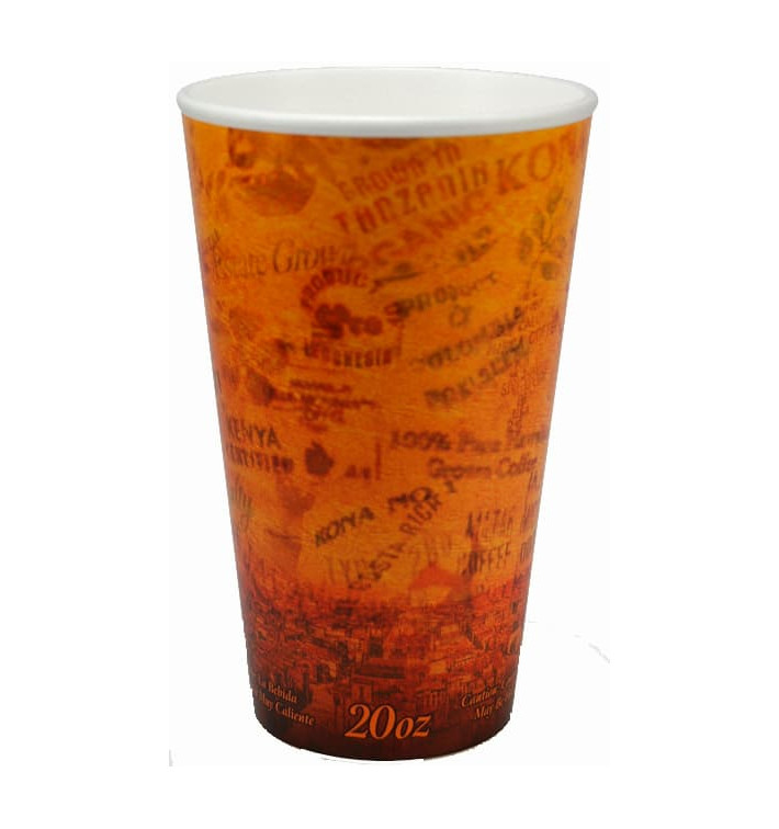 Kelímek Termální Fusion " Uniknout " 20Oz/591ml Ø9,4cm (500 Kousky) Kelímek Termální Fusion " Uniknout " 20Oz/591ml Ø9,4cm (500 Kousky)