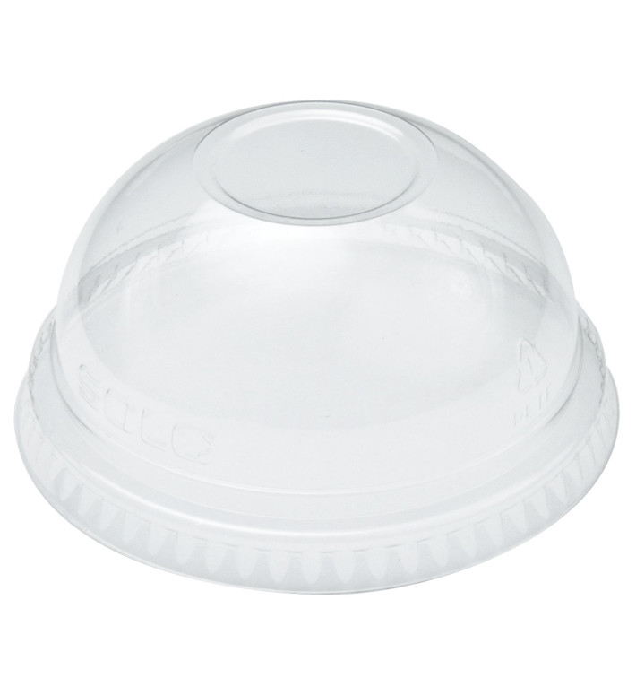 Plastové Víčko na Kelímek Vypouklé bez Otvoru PET Krystal Ø9,8cm (100 Kousky) Plastové Víčko na Kelímek Vypouklé bez Otvoru PET Krystal Ø9,8cm (100 Kousky)