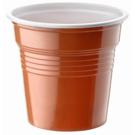 Plastové Kelímek PS Dvoubarevná Hnědá 80ml Ø5,7cm (50 Kousky)