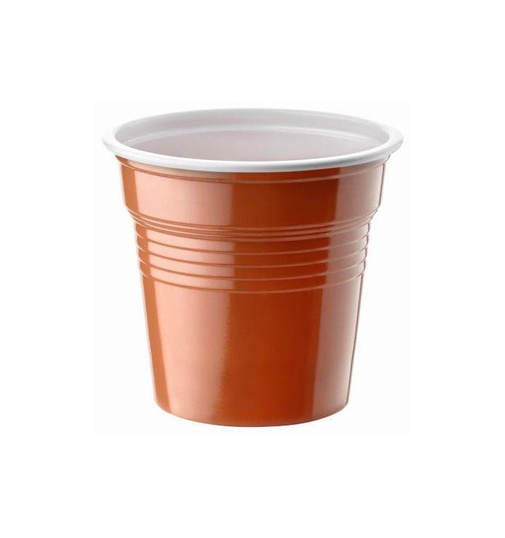 Plastové Kelímek PS Dvoubarevná Hnědá 80ml Ø5,7cm (2400 Kousky) Plastové Kelímek PS Dvoubarevná Hnědá 80ml Ø5,7cm (2400 Kousky)
