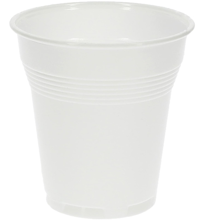 Plastové Kelímek PS Prodejní Bílý 160 ml (100 Kousky) Plastové Kelímek PS Prodejní Bílý 160 ml (100 Kousky)