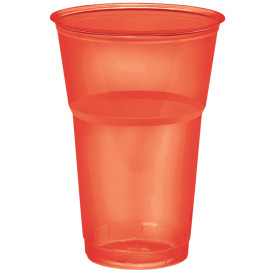 Kelímek " Diamant " PS Krystal Červené 250ml Ø7,2 cm (10 Kousky)
