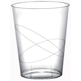 Plastová Odměrka Měsíc Průhledný PS 320ml (20 Kousky)