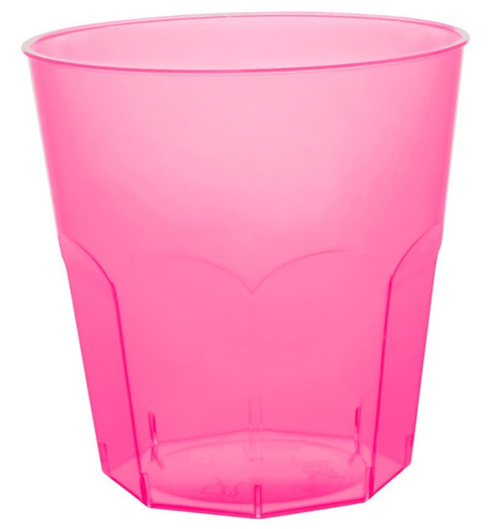 Plastové Kelímek Fuchsie Průhledný PS Ø73mm 220ml (50 Kousky)