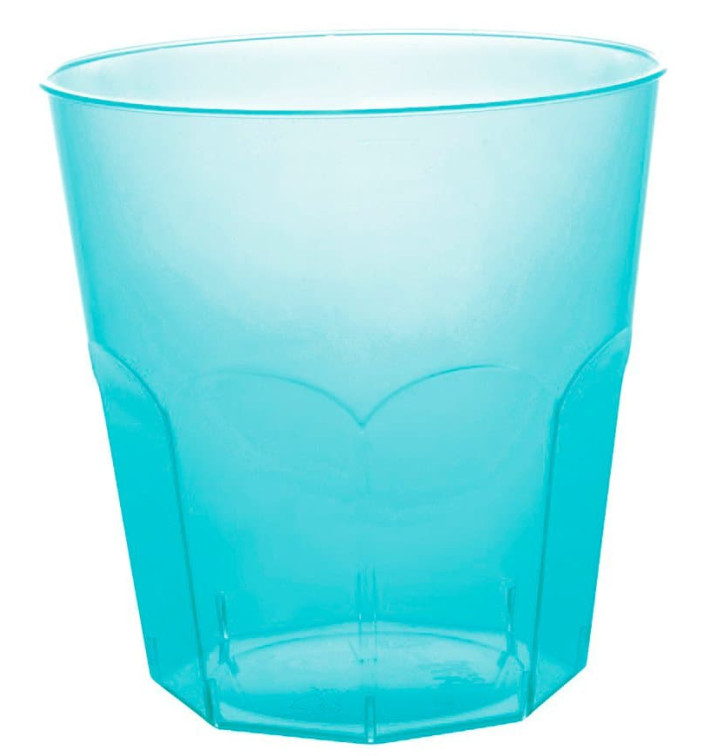 Plastové Kelímek Tyrkysová Průhledný PS Ø73mm 220ml (50 Kousky) Plastové Kelímek Tyrkysová Průhledný PS Ø73mm 220ml (50 Kousky)