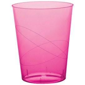 Plastová Odměrka Měsíc Fuchsie Průhledný PS 350ml (20 Kousky)