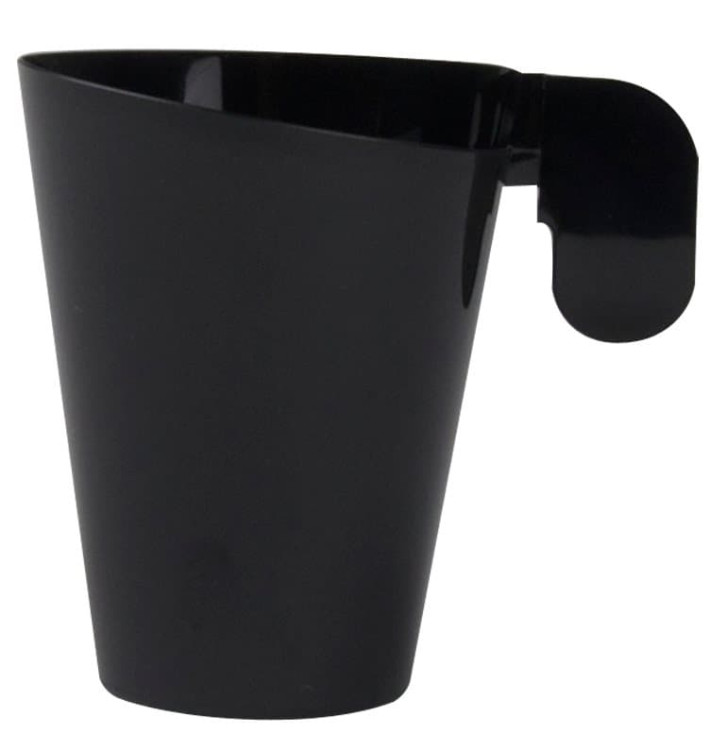 Plastové Šálek Designové Černá 155ml (12 Kousky) Plastové Šálek Designové Černá 155ml (12 Kousky)