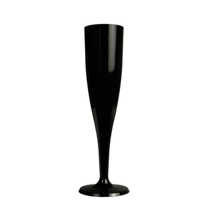 Plastové Sklenice na Cava Černá 115ml 1P (120 Kousky) Plastové Sklenice na Cava Černá 115ml 1P (120 Kousky)