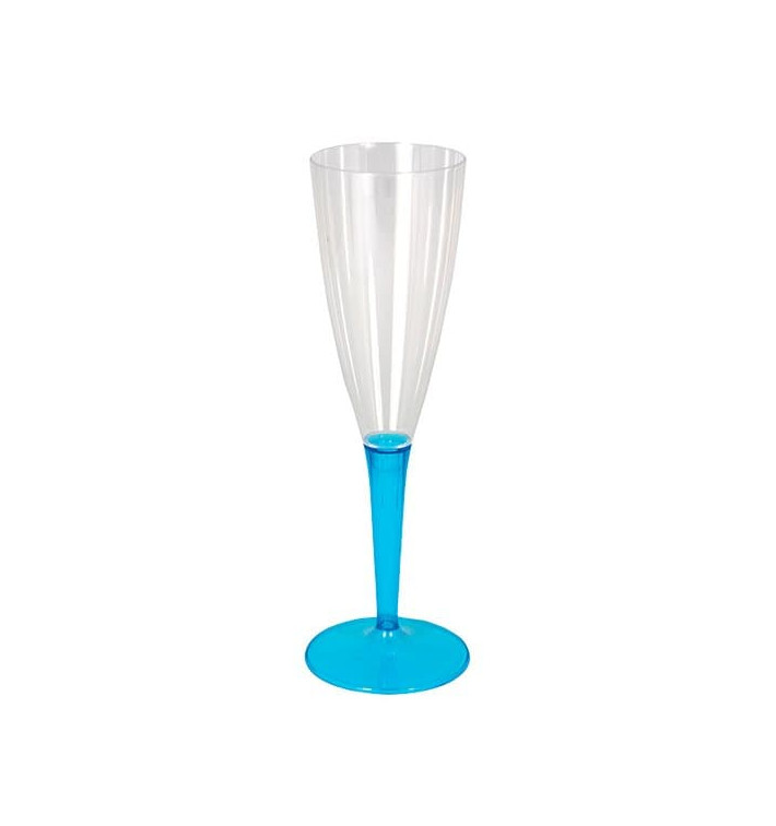 Plastové Sklenice Cava s Černou Tyrkysová 100ml (6 Kousky) Plastové Sklenice Cava s Černou Tyrkysová 100ml (6 Kousky)