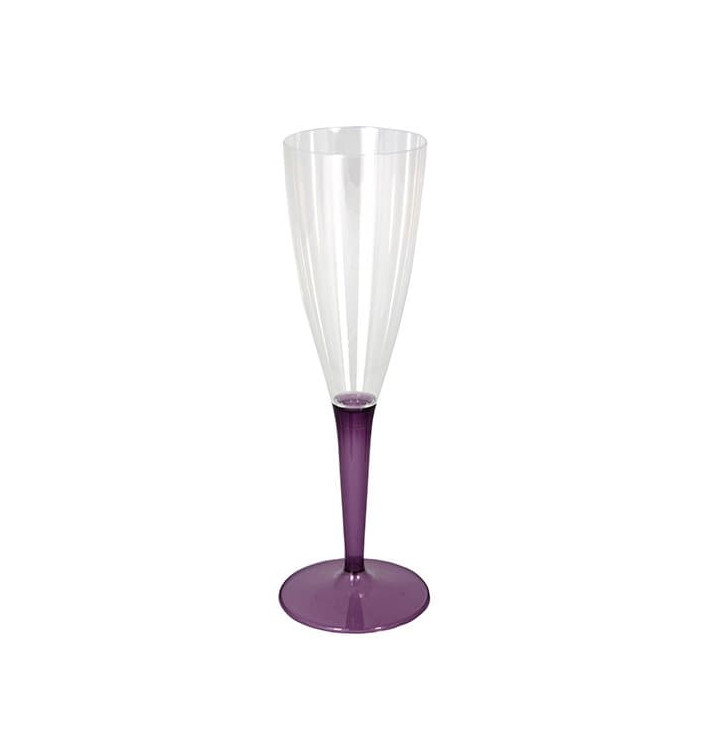 Plastové Sklenice Cava s Černou Lilek 100ml (36 Kousky) Plastové Sklenice Cava s Černou Lilek 100ml (36 Kousky)