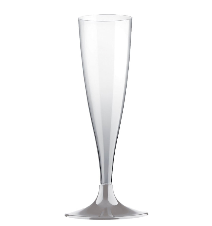 Plastové Sklenice Cava s Černou Šedá 140ml 2P (400 Kousky) Plastové Sklenice Cava s Černou Šedá 140ml 2P (400 Kousky)