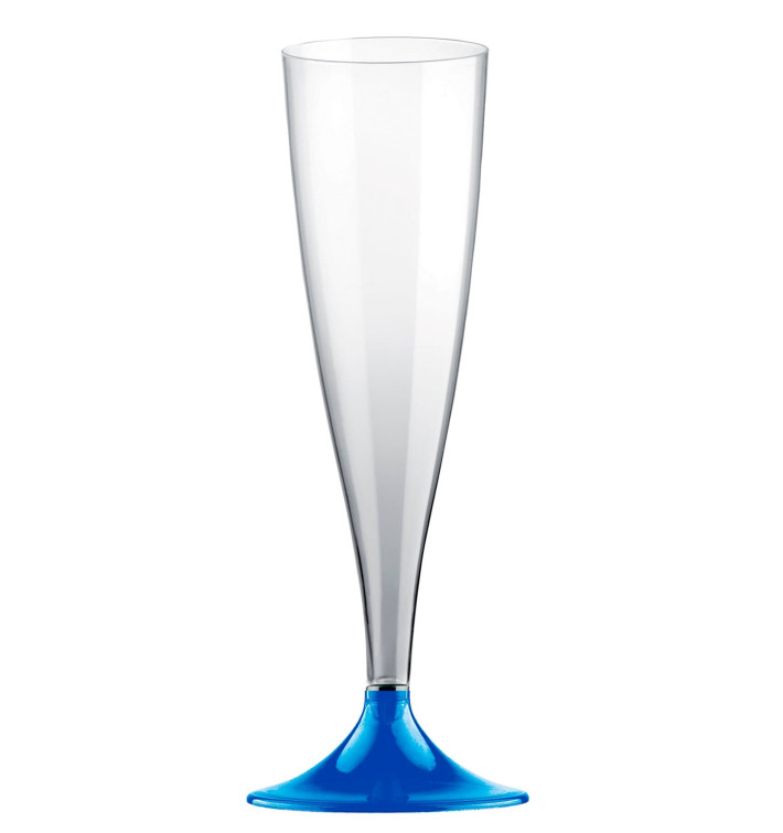 Plastové Sklenice Cava s Černou Modrý Mediterraneo 140ml 2P (400 Kousky) Plastové Sklenice Cava s Černou Modrý Mediterraneo 140ml 2P (400 Kousky)