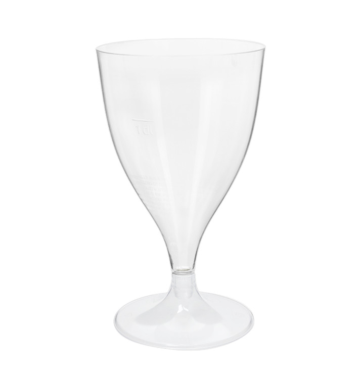 Plastové Sklenice na Víno s Černou Průhledný 200ml 2P (20 Kousky) Plastové Sklenice na Víno s Černou Průhledný 200ml 2P (20 Kousky)