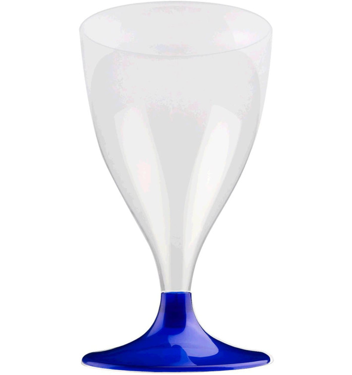 Plastové Sklenice na Víno s Černou Modrý Perlový 200ml 2P (400 Kousky) Plastové Sklenice na Víno s Černou Modrý Perlový 200ml 2P (400 Kousky)