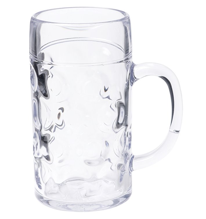 Karafa Opakovaně Použitelné SAN na Pivo Ø105mm 1000ml (1 Kousky) Karafa Opakovaně Použitelné SAN na Pivo Ø105mm 1000ml (1 Kousky)
