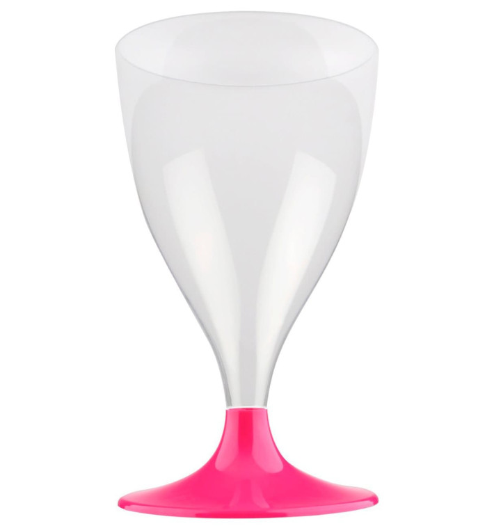 Plastové Sklenice na Víno s Černou Fuchsie 200ml 2P (400 Kousky) Plastové Sklenice na Víno s Černou Fuchsie 200ml 2P (400 Kousky)