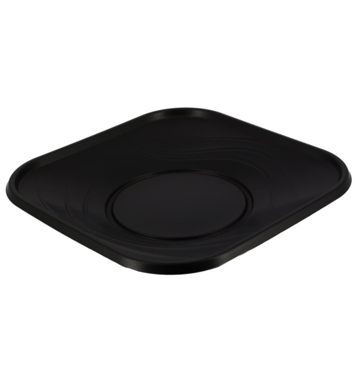 Plastové Talíř PP " X-Table " Čtvercový Černá 180mm (8 Kousky) Plastové Talíř PP " X-Table " Čtvercový Černá 180mm (8 Kousky)