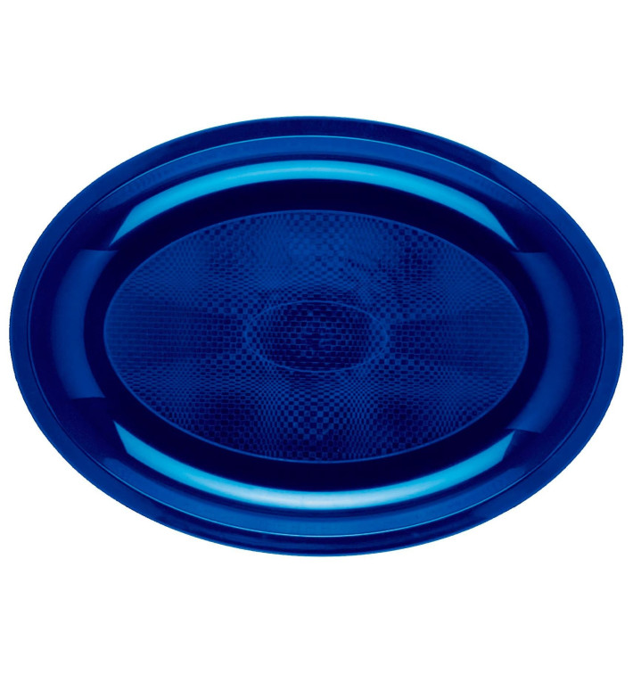 Podnos Oválný Modrý Round PP 315x220mm (25 Kousky) Podnos Oválný Modrý Round PP 315x220mm (25 Kousky)