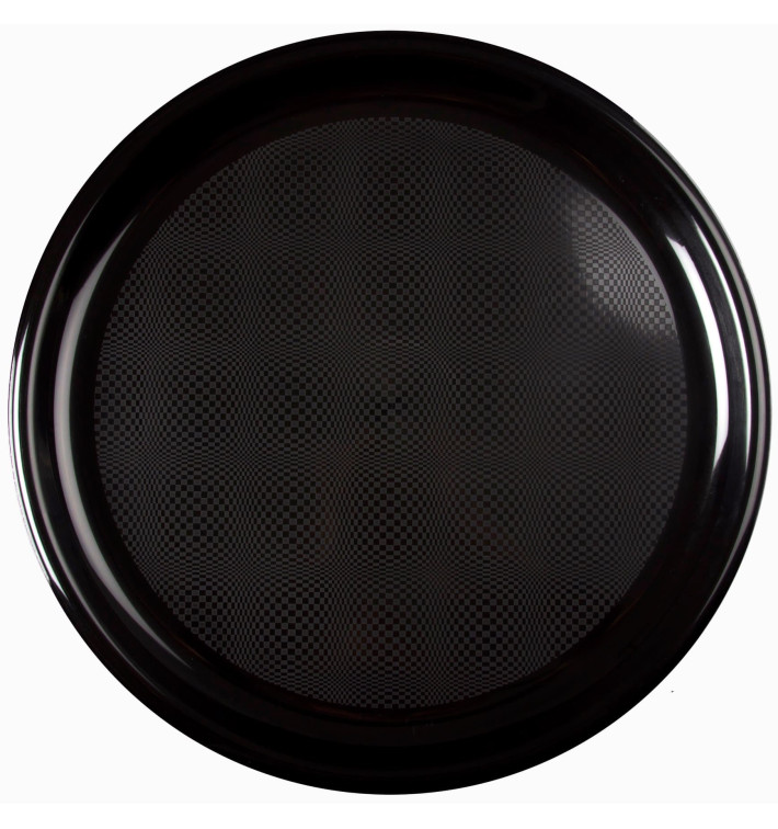Plastové Talíř na Pizza Černá Round PP Ø350mm (12 Kousky) Plastové Talíř na Pizza Černá Round PP Ø350mm (12 Kousky)